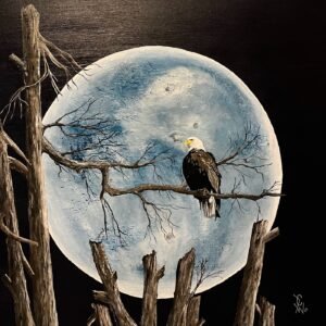 Eagle and a Blue Moon