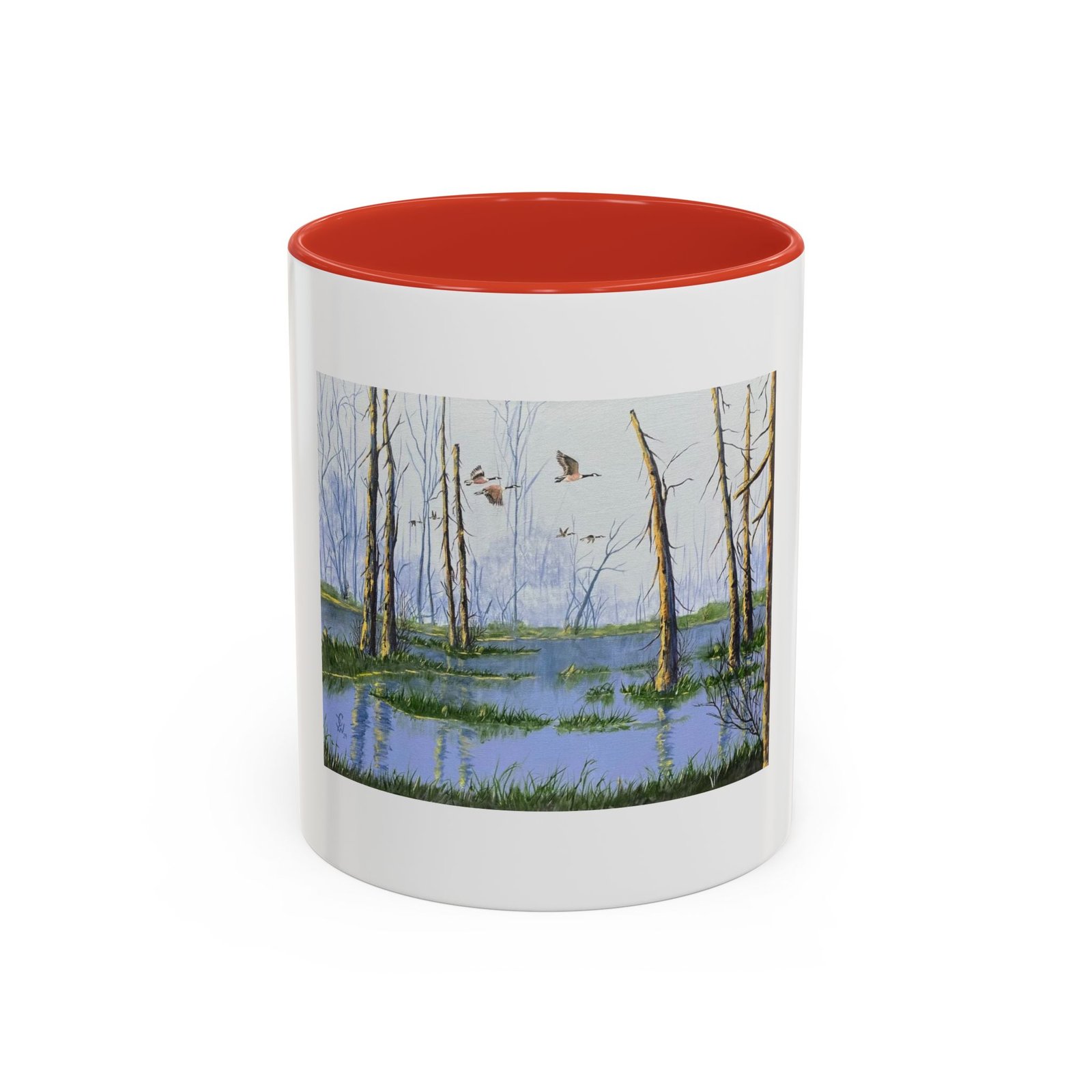Swamp Geese - Accent Coffee Mug (11, 15oz) - Image 10