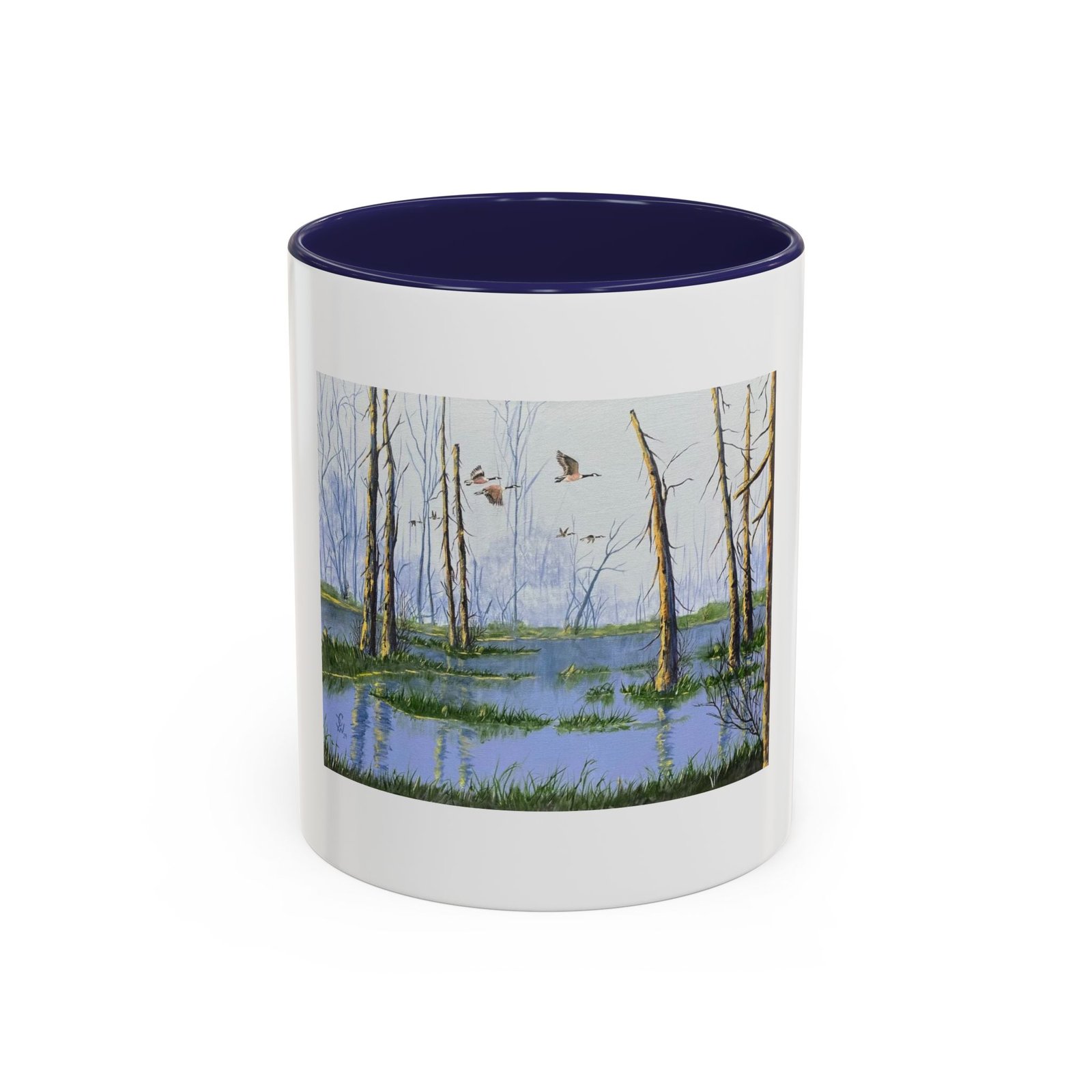 Swamp Geese - Accent Coffee Mug (11, 15oz) - Image 4
