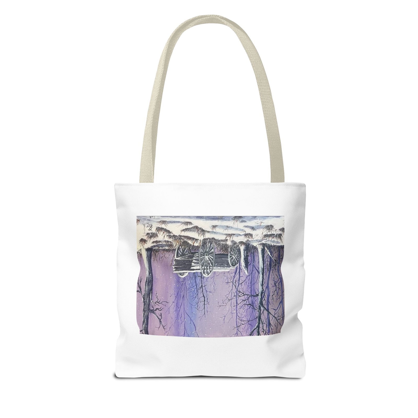Old Abandoned Wagon - Tote Bag (AOP) - Image 14
