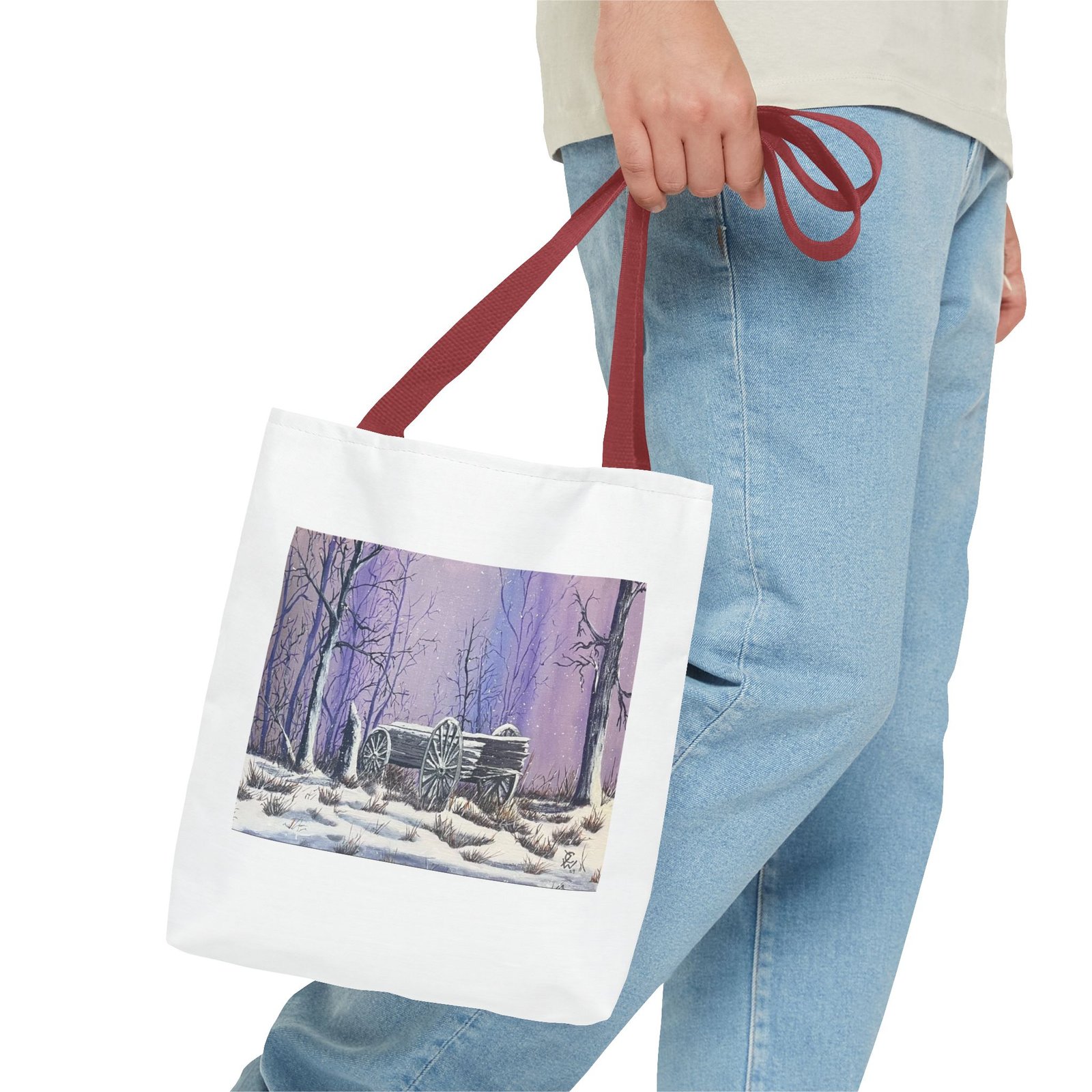 Old Abandoned Wagon - Tote Bag (AOP) - Image 7
