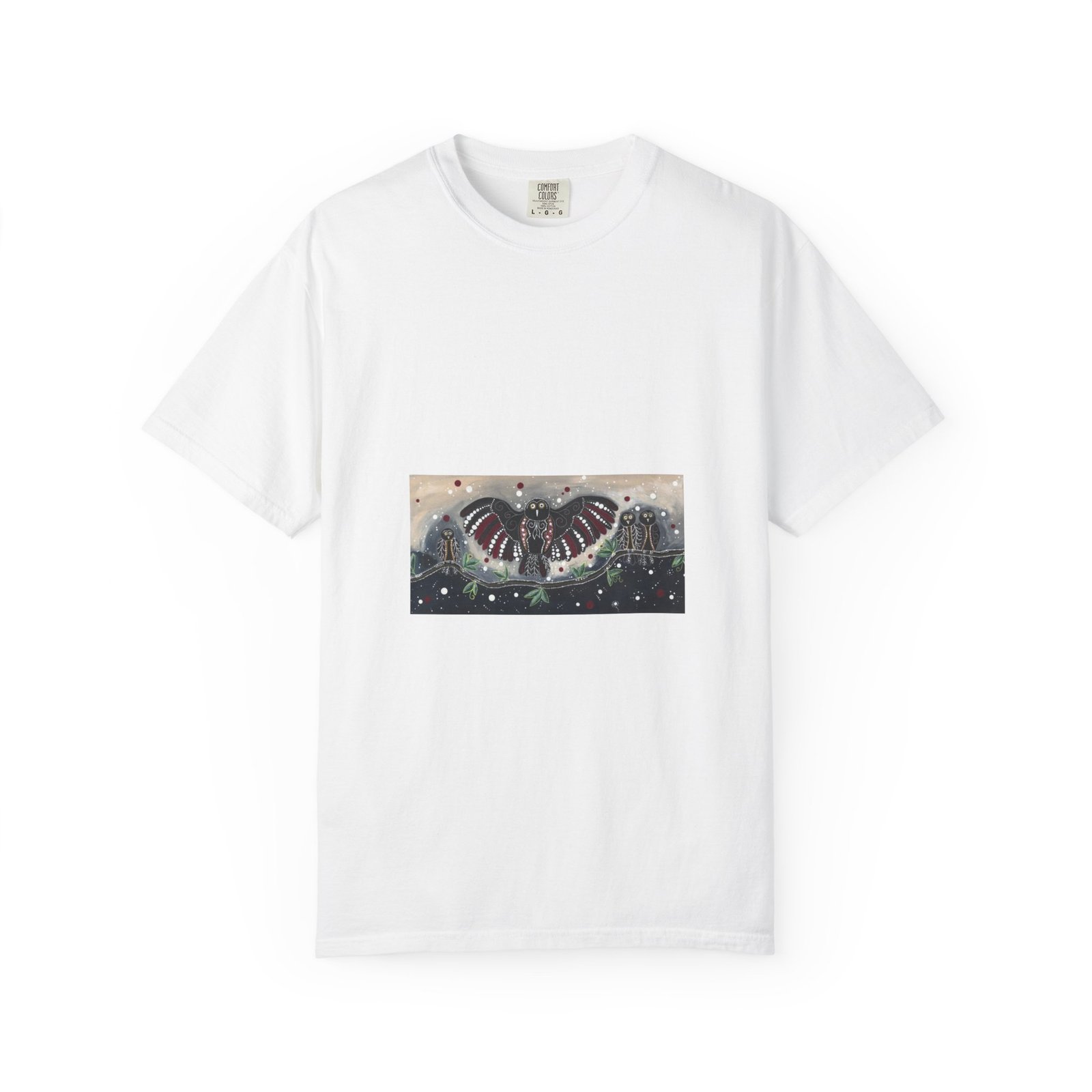 Dot Owls - Unisex Garment-Dyed T-shirt
