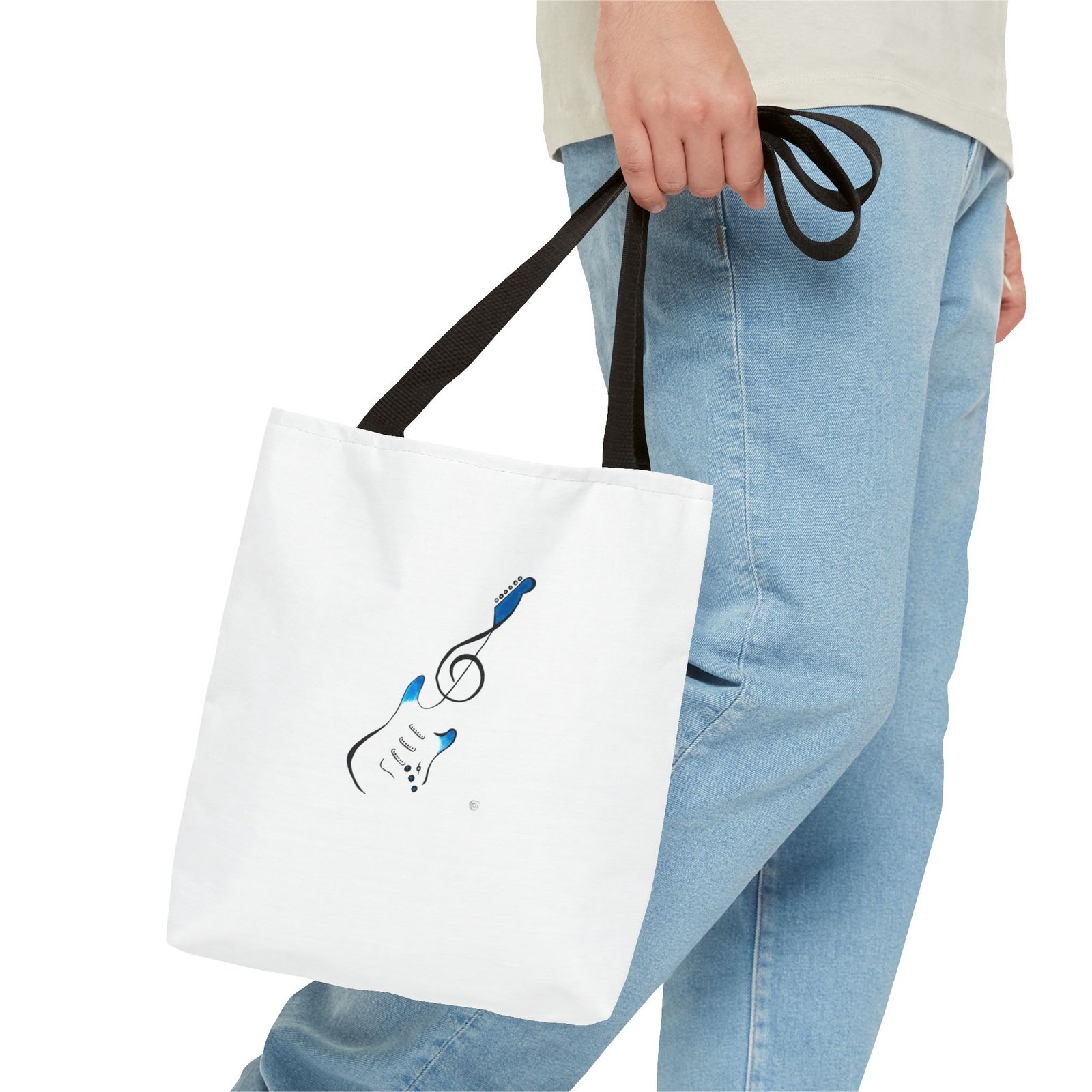 Guitar Framed - Tote Bag (AOP) - Image 3