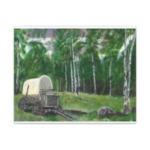 Conestoga Wagon - Matte Canvas, Stretched, 0.75" (Multi-Size)