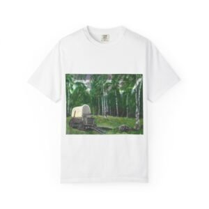 Conestoga Wagon - Unisex Garment-Dyed T-shirt