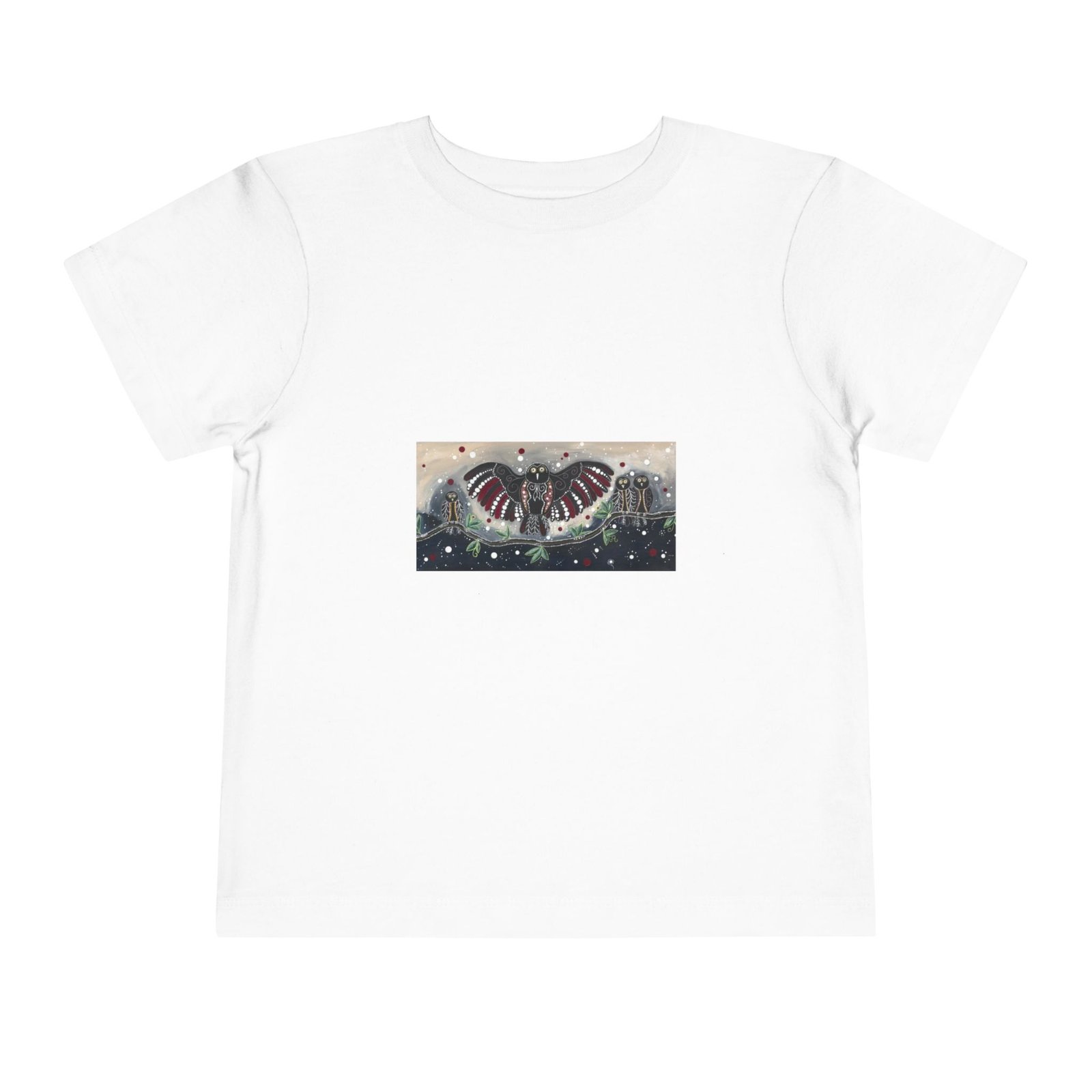 Dot Owls - Toddler Short Sleeve Tee