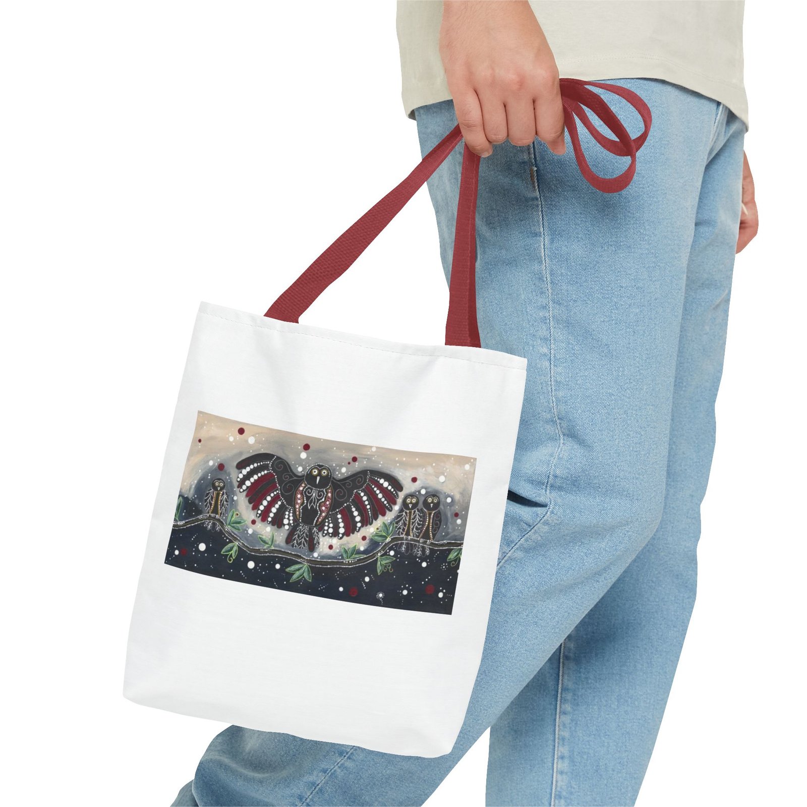 Dot Owls - Tote Bag (AOP) - Image 7