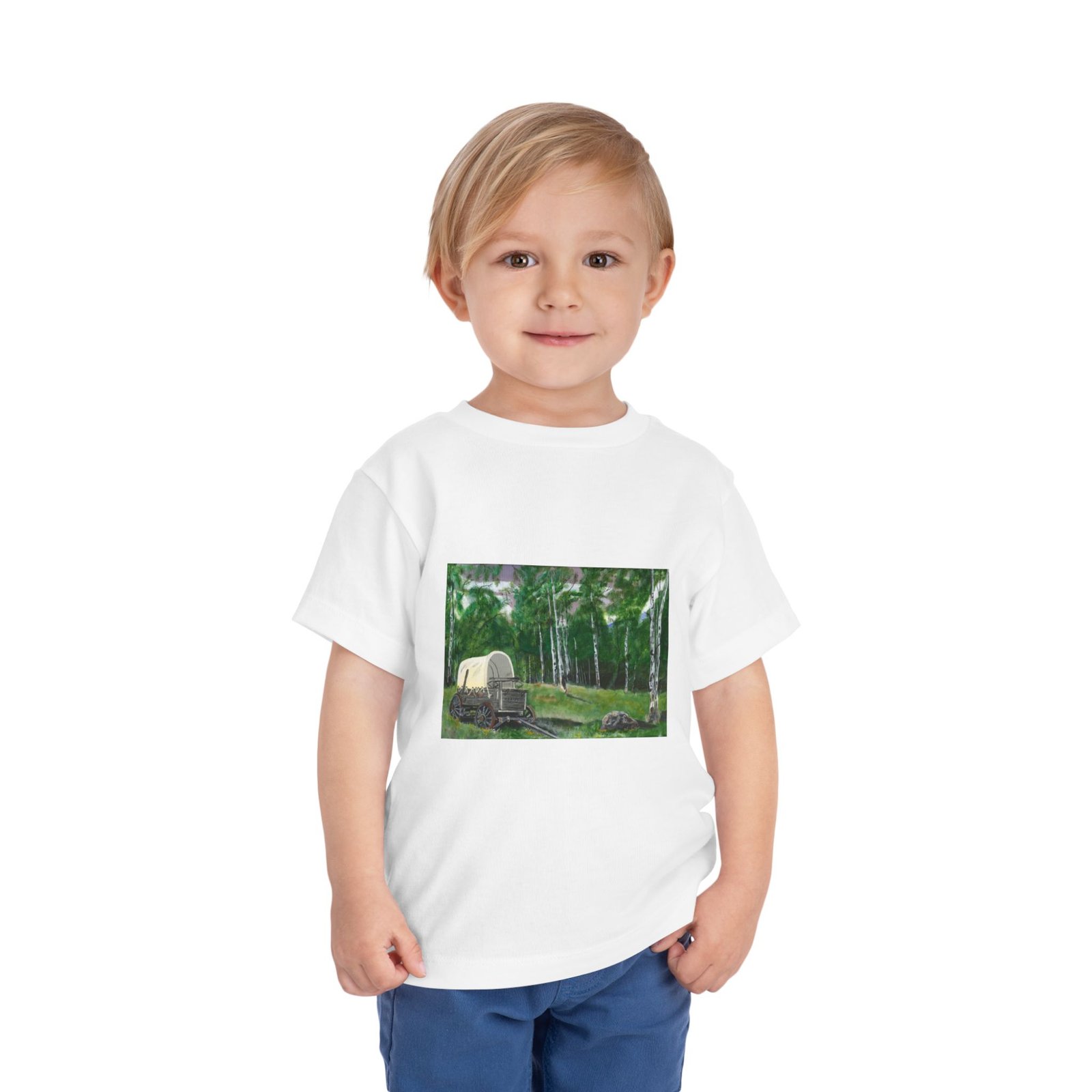 Conestoga Wagon - Toddler Short Sleeve Tee - Image 2