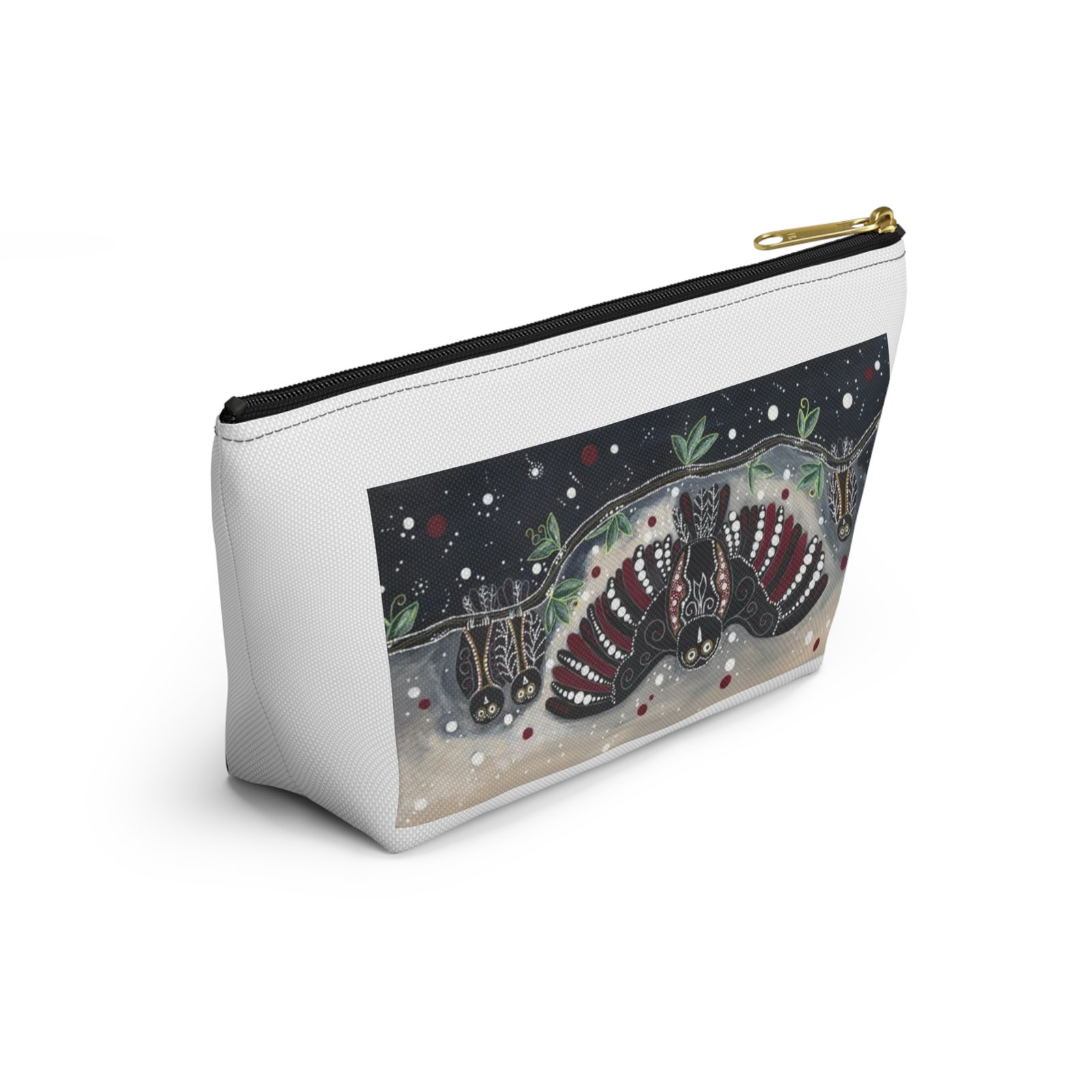 Dot Owls - Accessory Pouch w T-bottom - Image 4