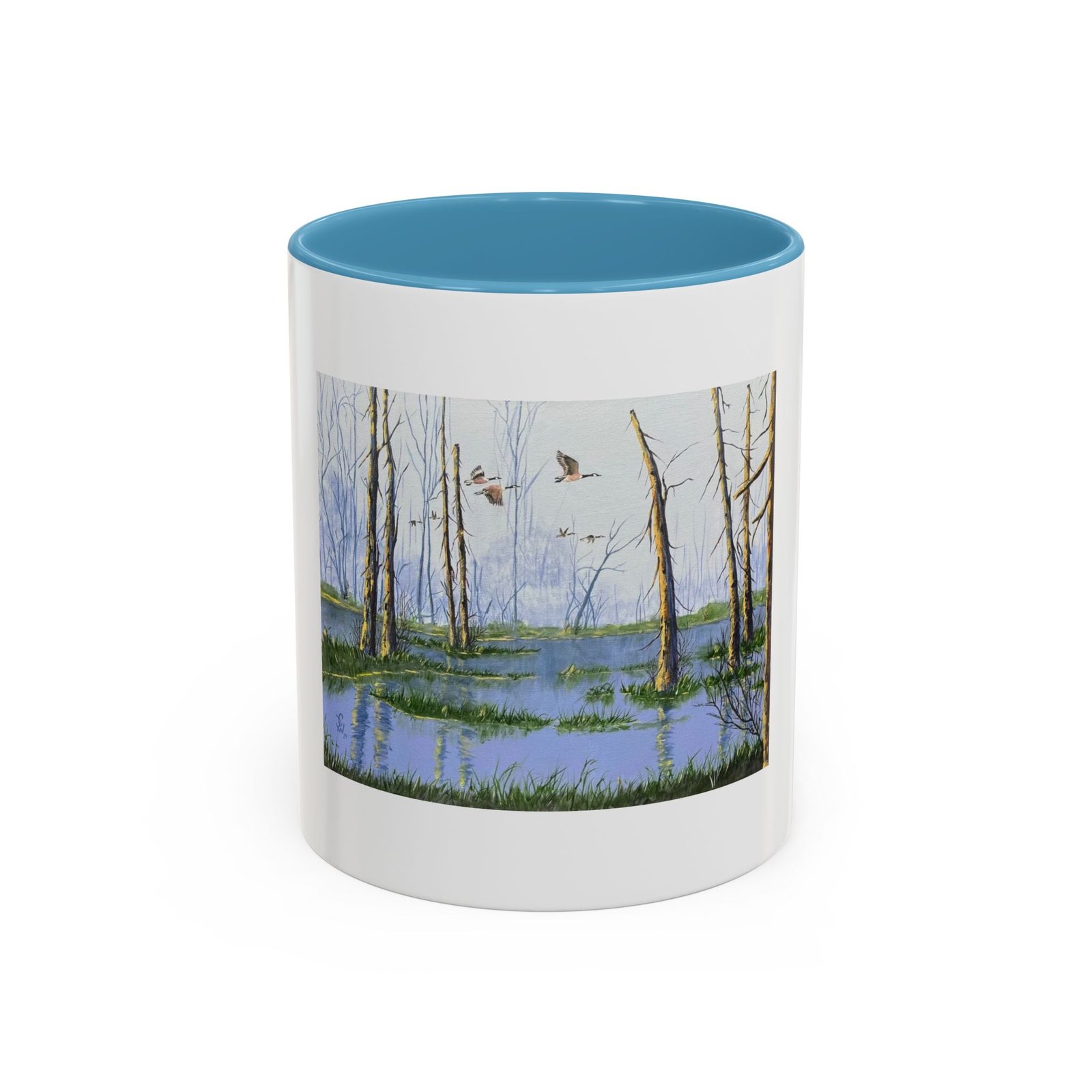 Swamp Geese - Accent Coffee Mug (11, 15oz) - Image 13