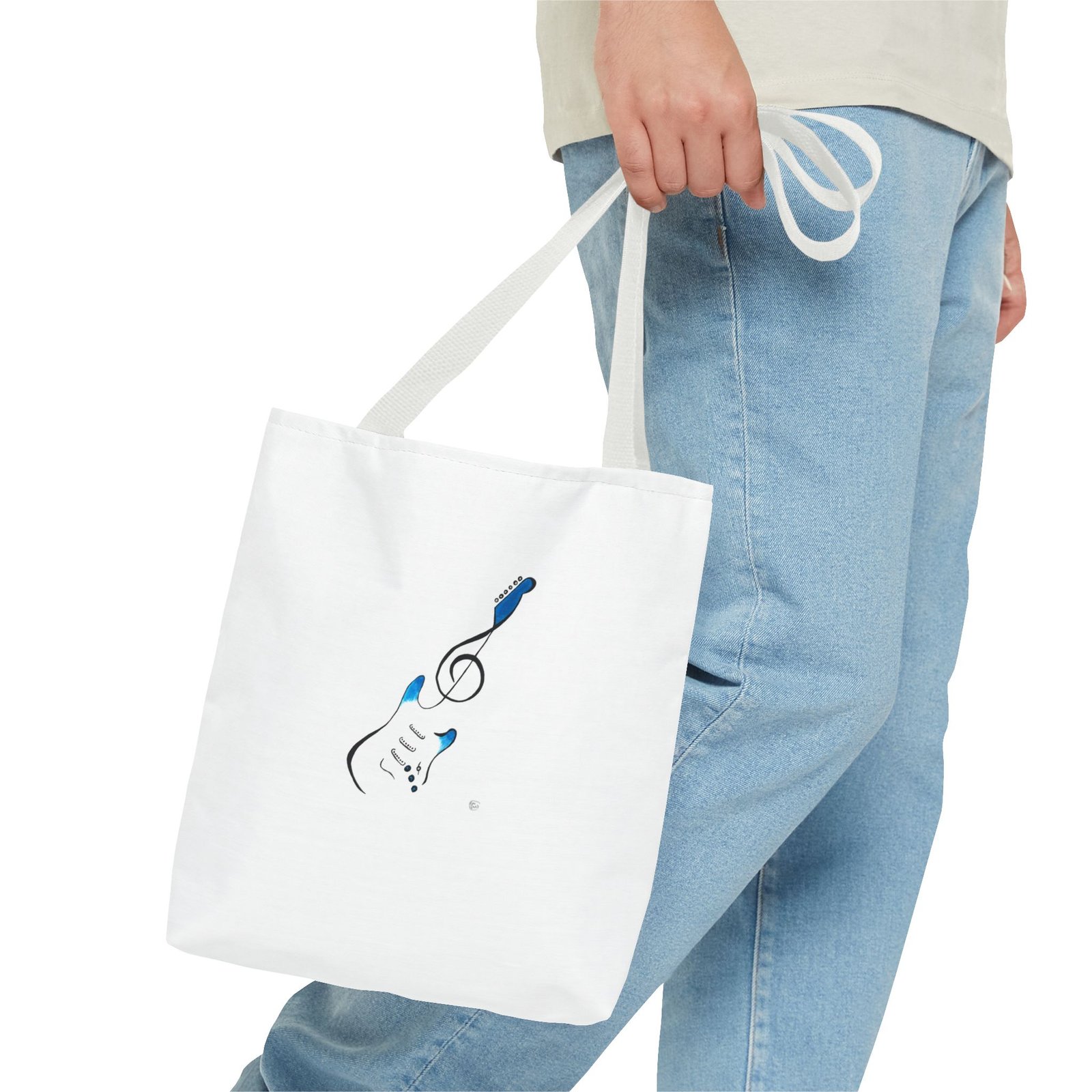 Guitar Framed - Tote Bag (AOP) - Image 11