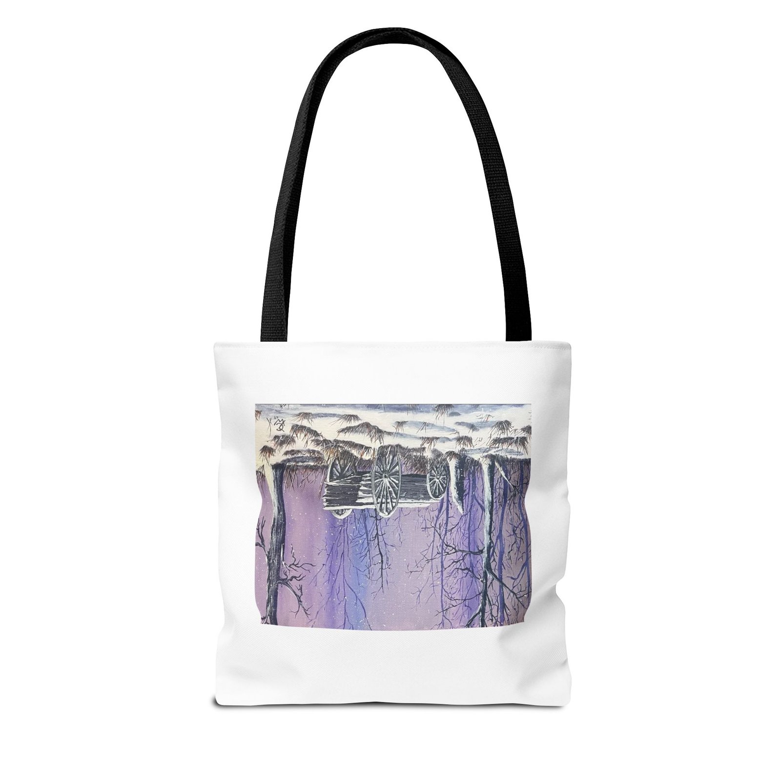 Old Abandoned Wagon - Tote Bag (AOP) - Image 2