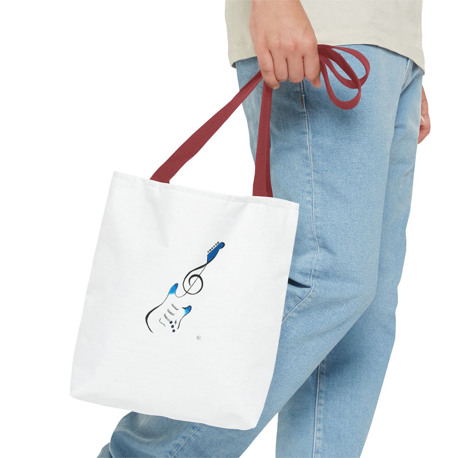 Guitar Framed - Tote Bag (AOP) - Image 7