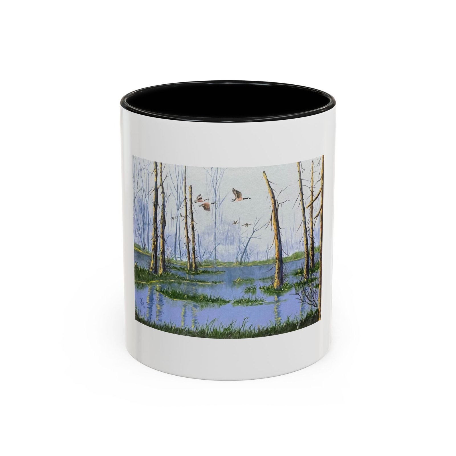 Swamp Geese - Accent Coffee Mug (11, 15oz)