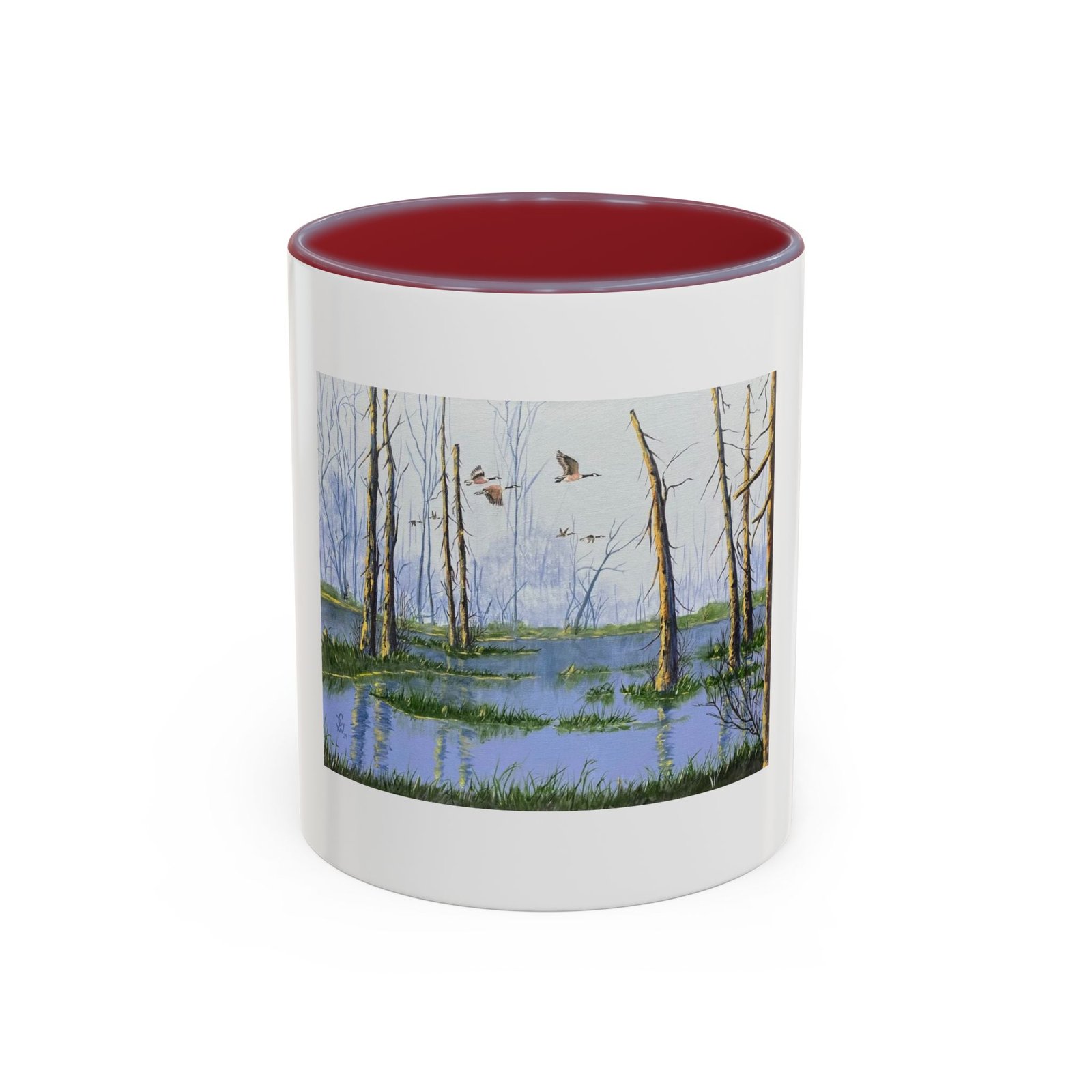 Swamp Geese - Accent Coffee Mug (11, 15oz) - Image 28