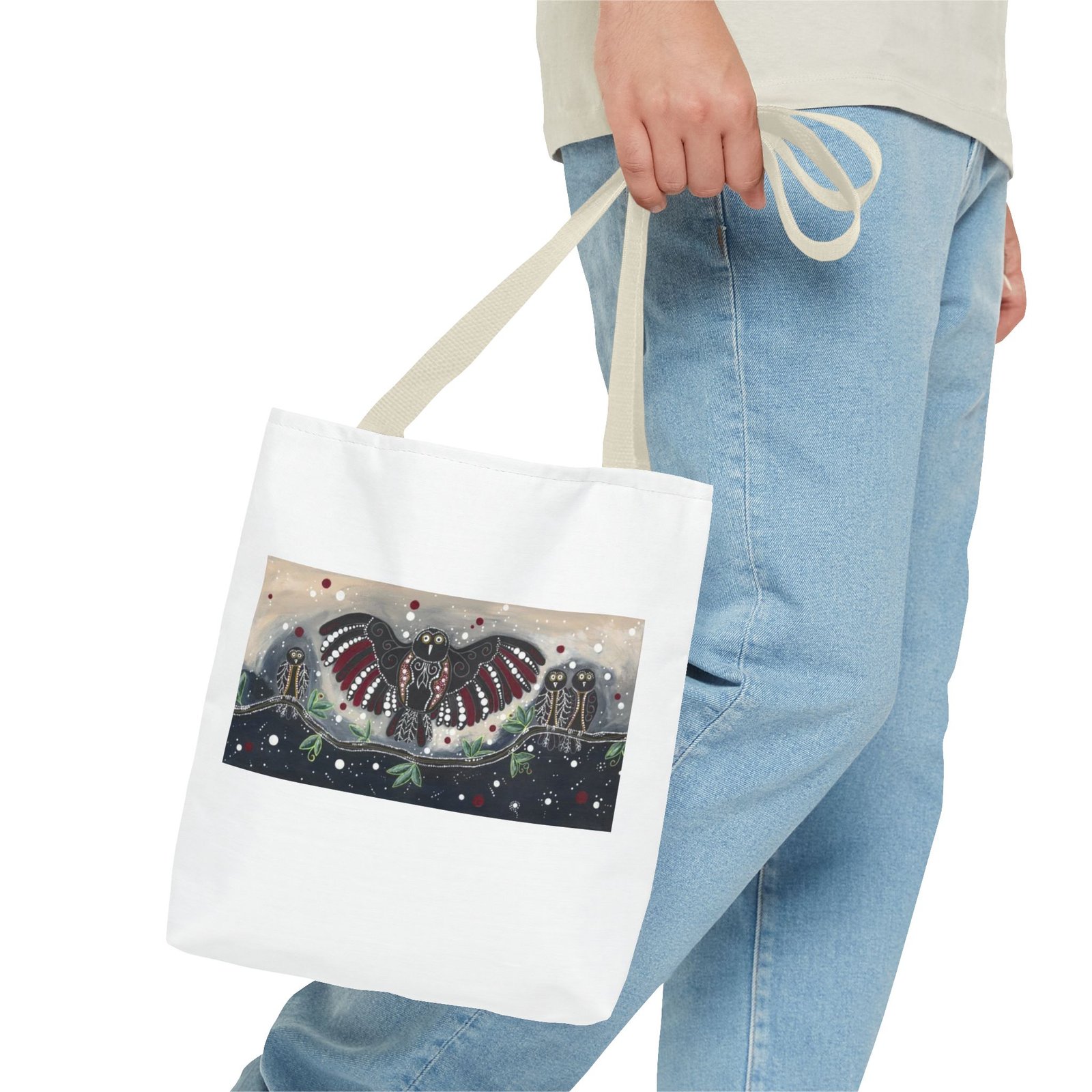 Dot Owls - Tote Bag (AOP) - Image 15