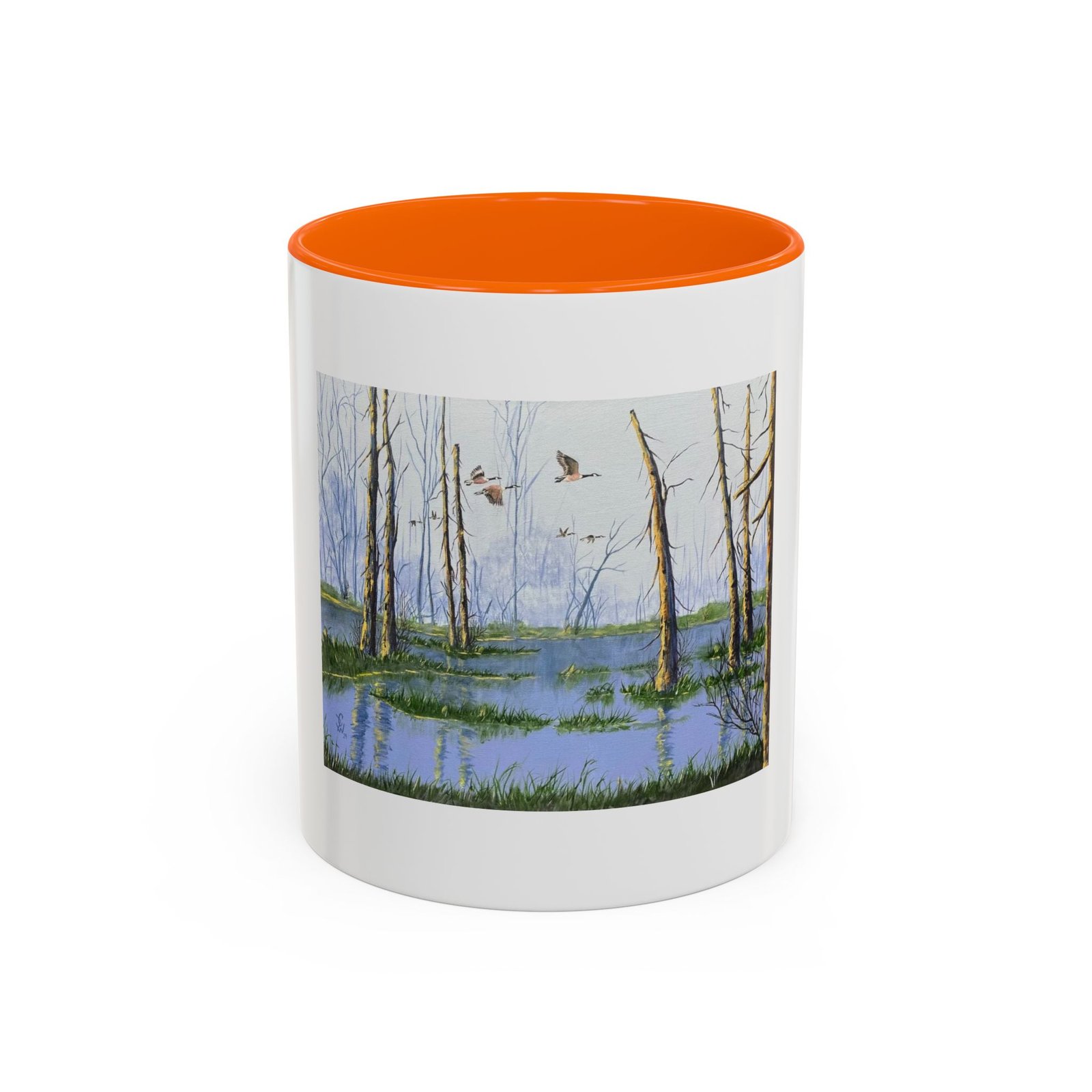 Swamp Geese - Accent Coffee Mug (11, 15oz) - Image 16