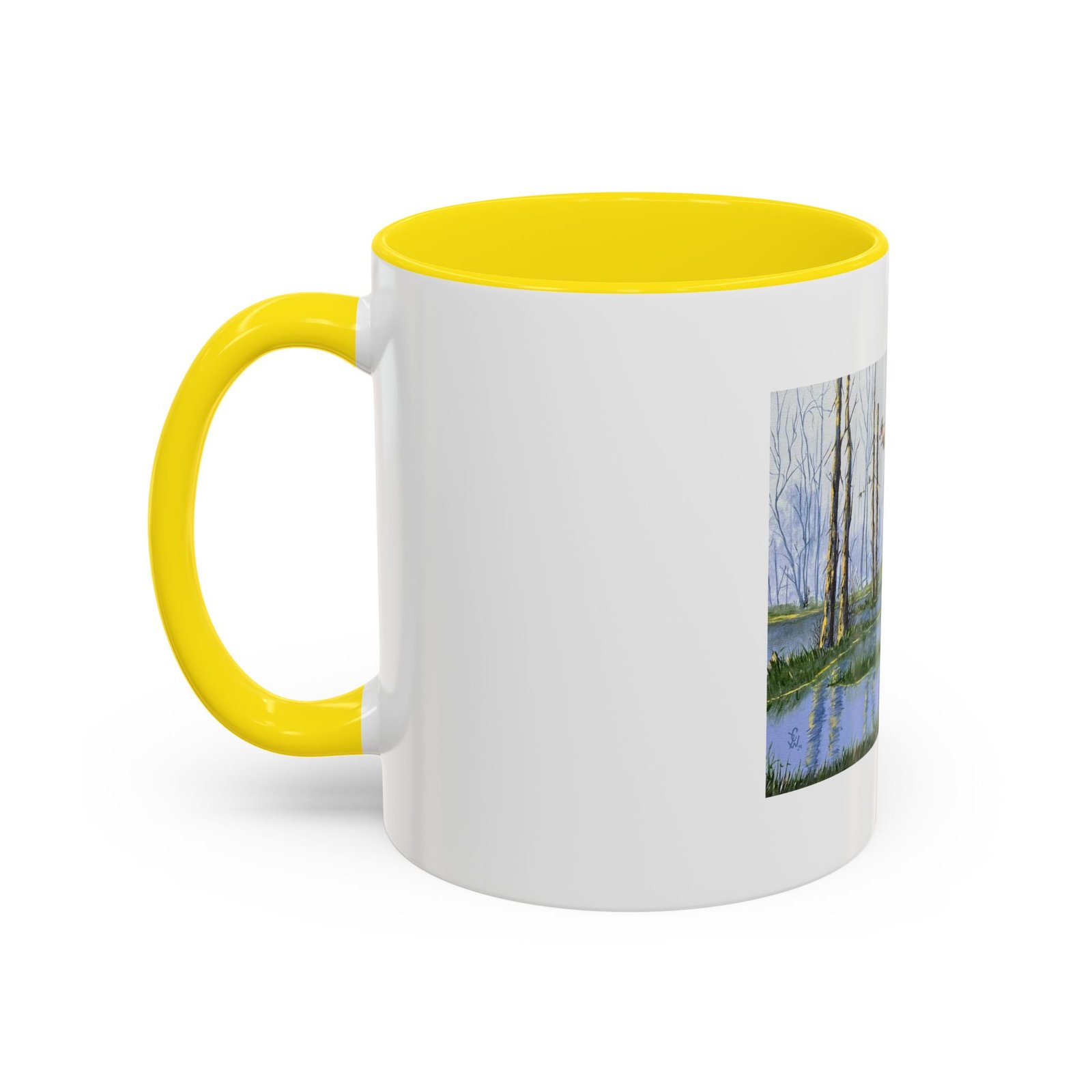 Swamp Geese - Accent Coffee Mug (11, 15oz) - Image 21
