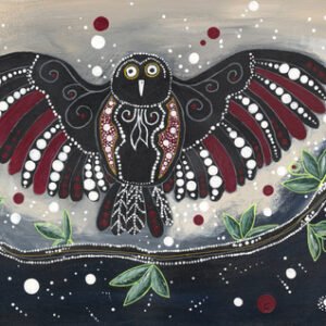 Dot Owls 12”x24”