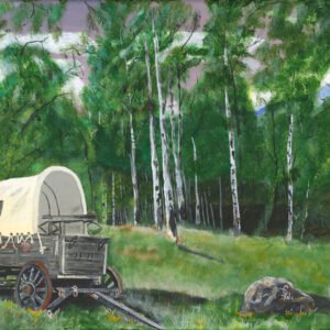 Conestoga Wagon 12”x16”