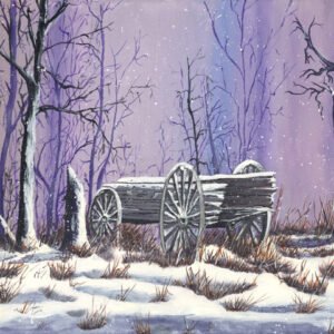 Abandoned Wagon 14”x18”