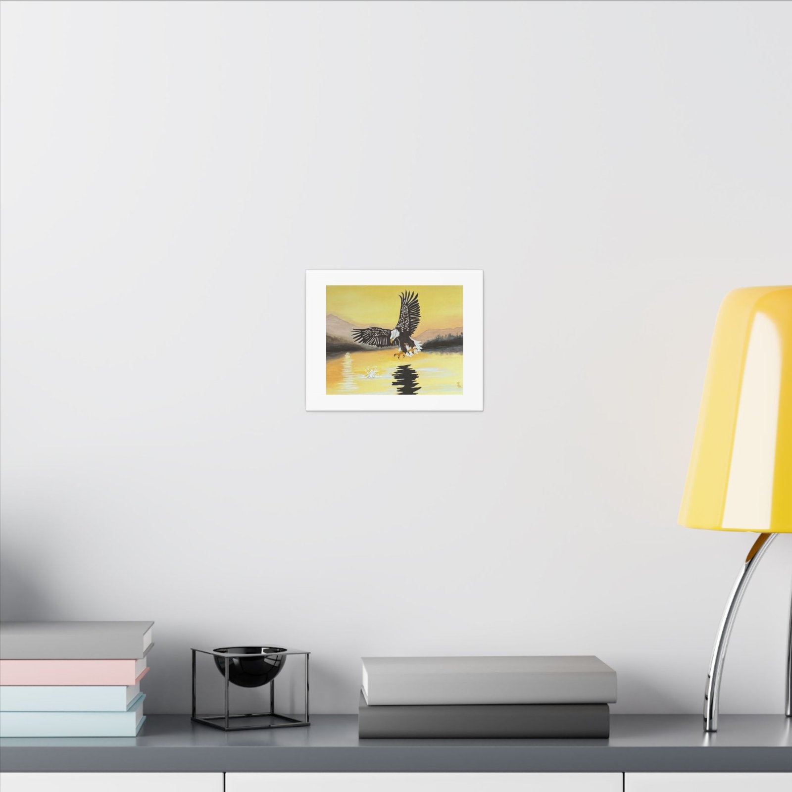 Eagle Fishing - Matte Canvas, Stretched, 0.75" (Multi-Size) - Image 4