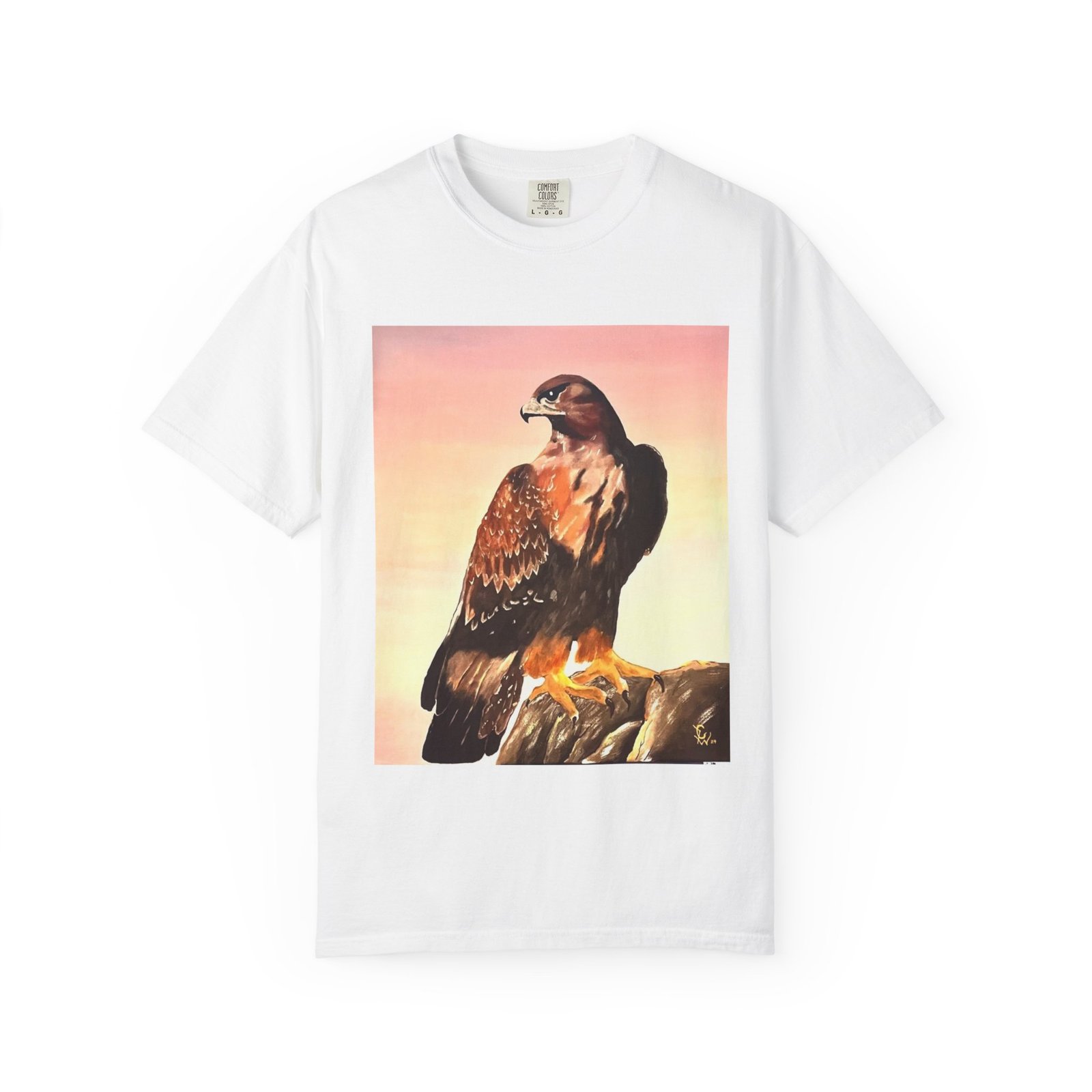 Hawk - Unisex Garment-Dyed T-shirt