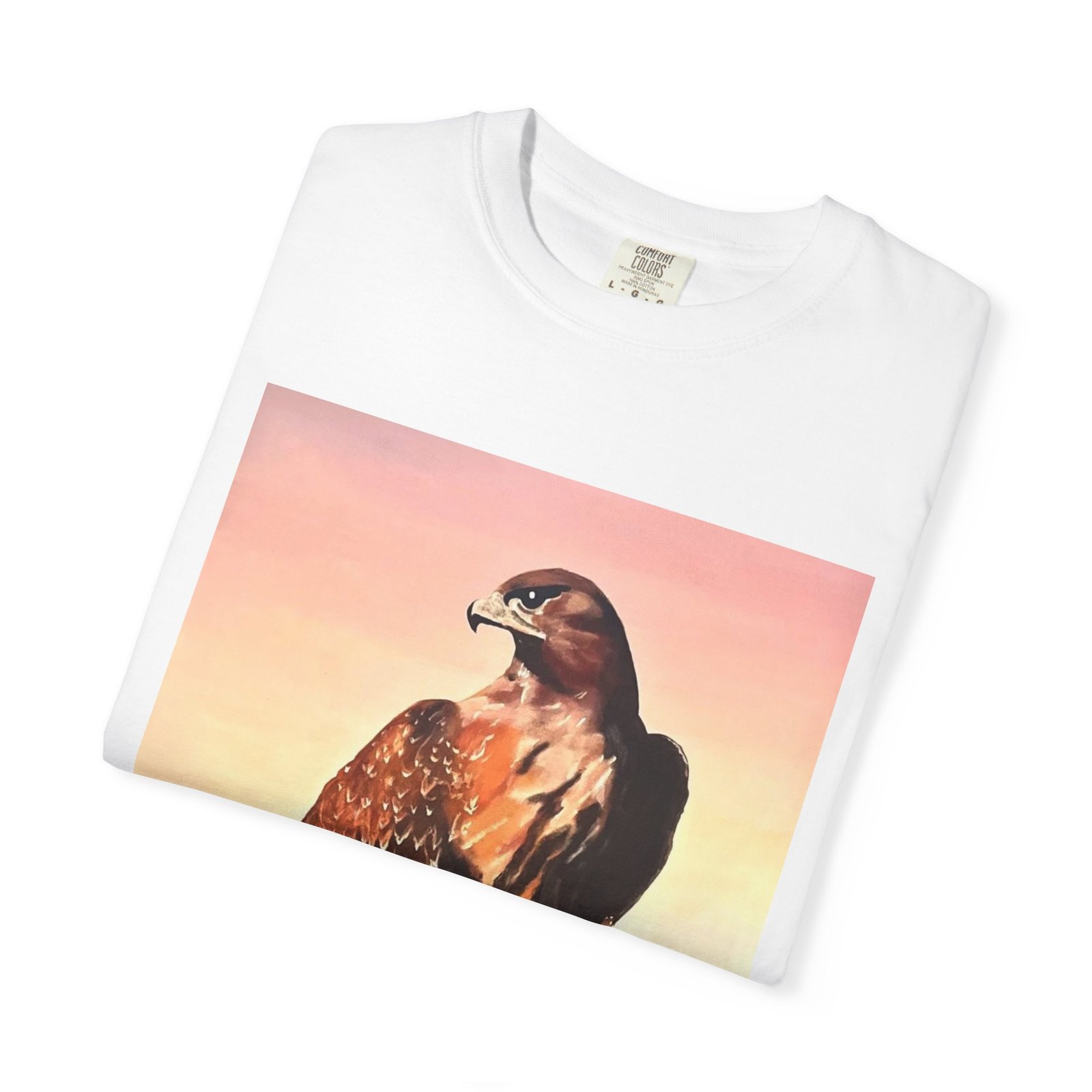 Hawk - Unisex Garment-Dyed T-shirt - Image 2