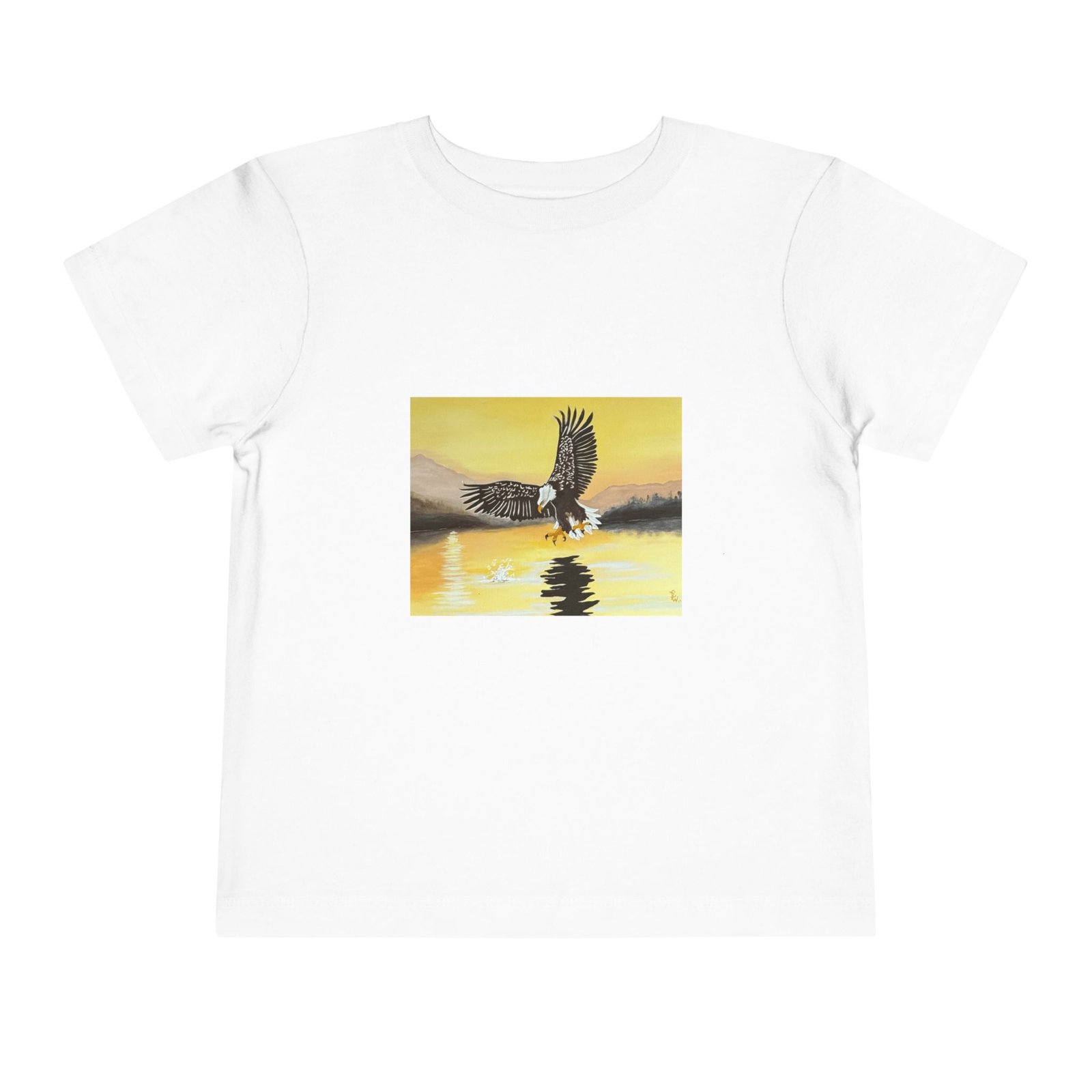 Eagle Fishing - Toddler Short Sleeve Tee