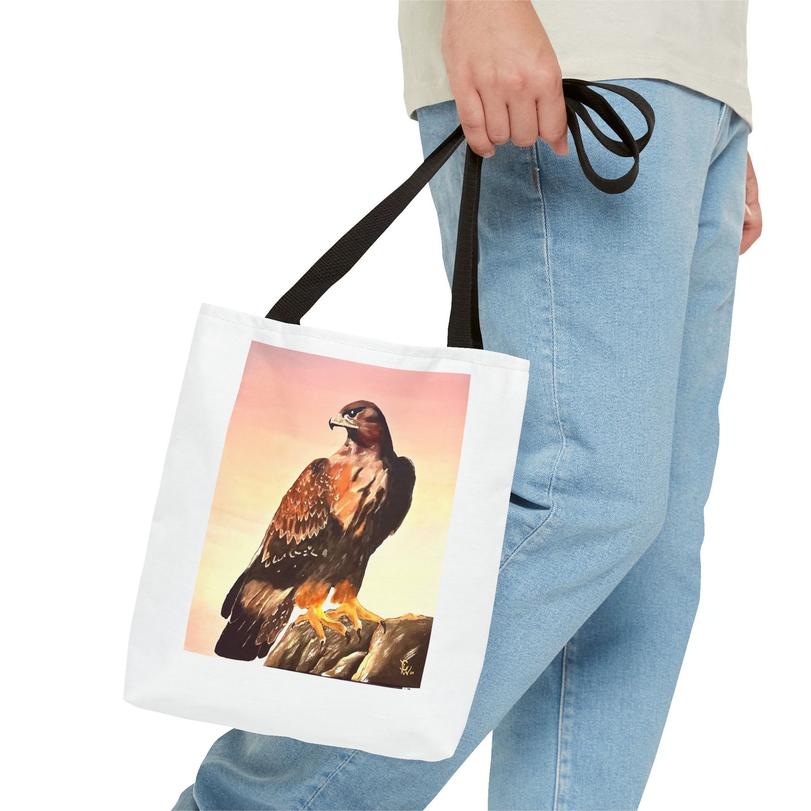 Hawk - Tote Bag (AOP) - Image 3